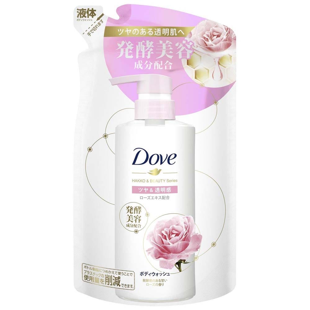 ユニリーバ ダヴ ボディウォッシュ発酵＆ビューティーシリーズツヤ＆透明感つめかえ用 ３４０ｇ