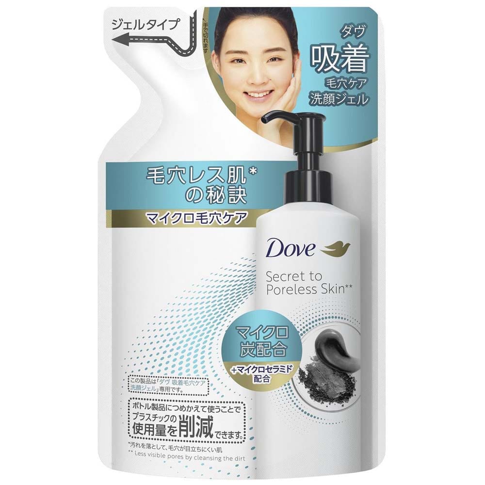 ユニリーバ ダヴ 吸着毛穴ケア 洗顔ジェル詰替 １４０ｍｌ