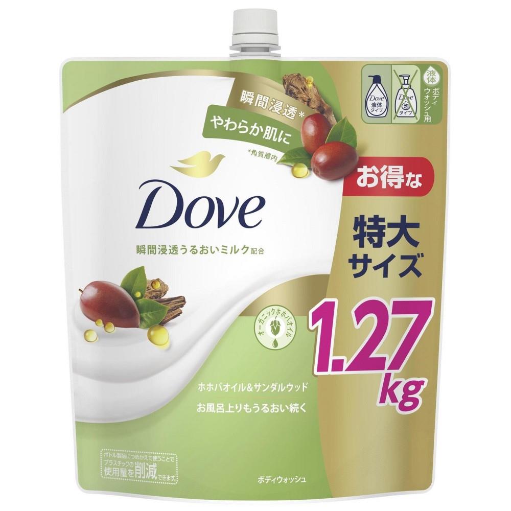 ユニリーバ・ジャパン ダヴ　ボディウォッシュ　ホホバオイル＆サンダルウッド　つめかえ用 1270g つめかえ用 1270g