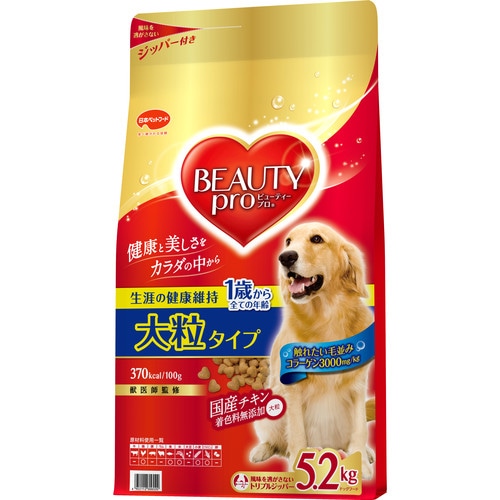 ビューティープロ　大粒成犬用５．２kg中型・大型犬用 5.2kg