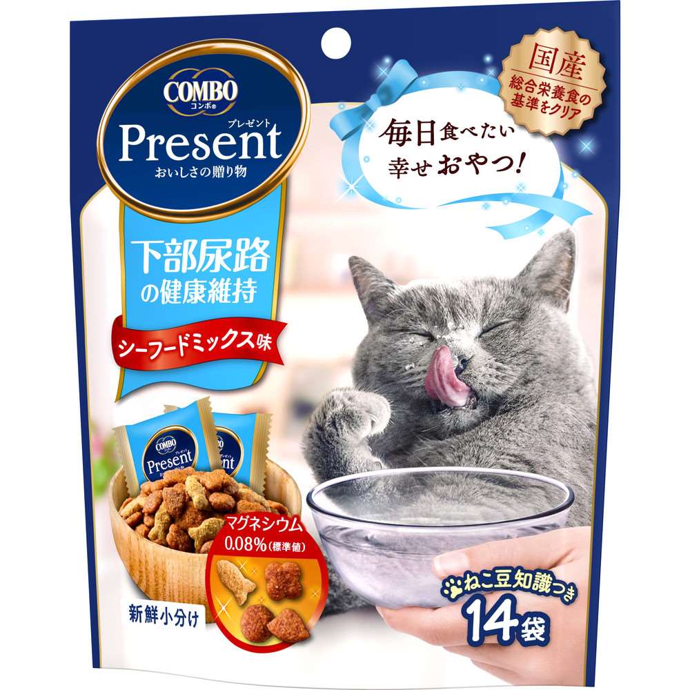 日本ペットフード　プレゼントおやつ猫下　４２ｇ 下部尿路の健康維持