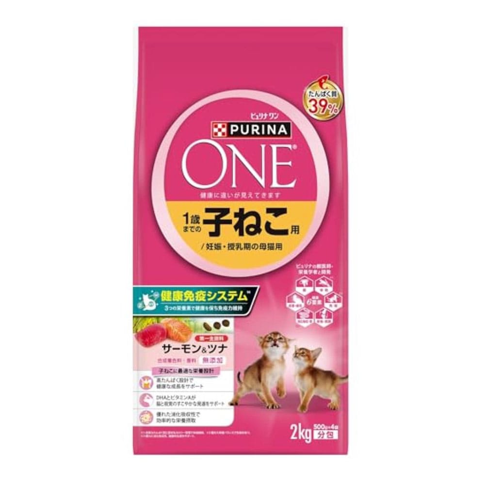 ネスレ日本 ワンキャット 子ねこ サーモン＆ツナ 2kg