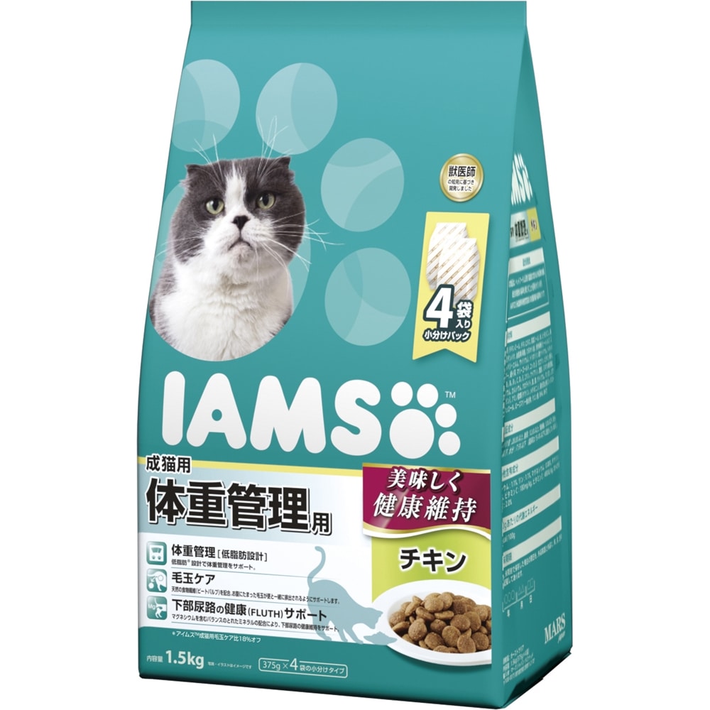 アイムス 成猫用 体重管理用 チキン １．５ｋｇ チキン １．5ｋｇ