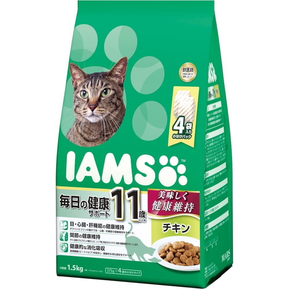 アイムス 11歳以上用 毎日の健康サポート チキン １．５ｋｇ ×６個セット 1.5ｋｇ ×6個