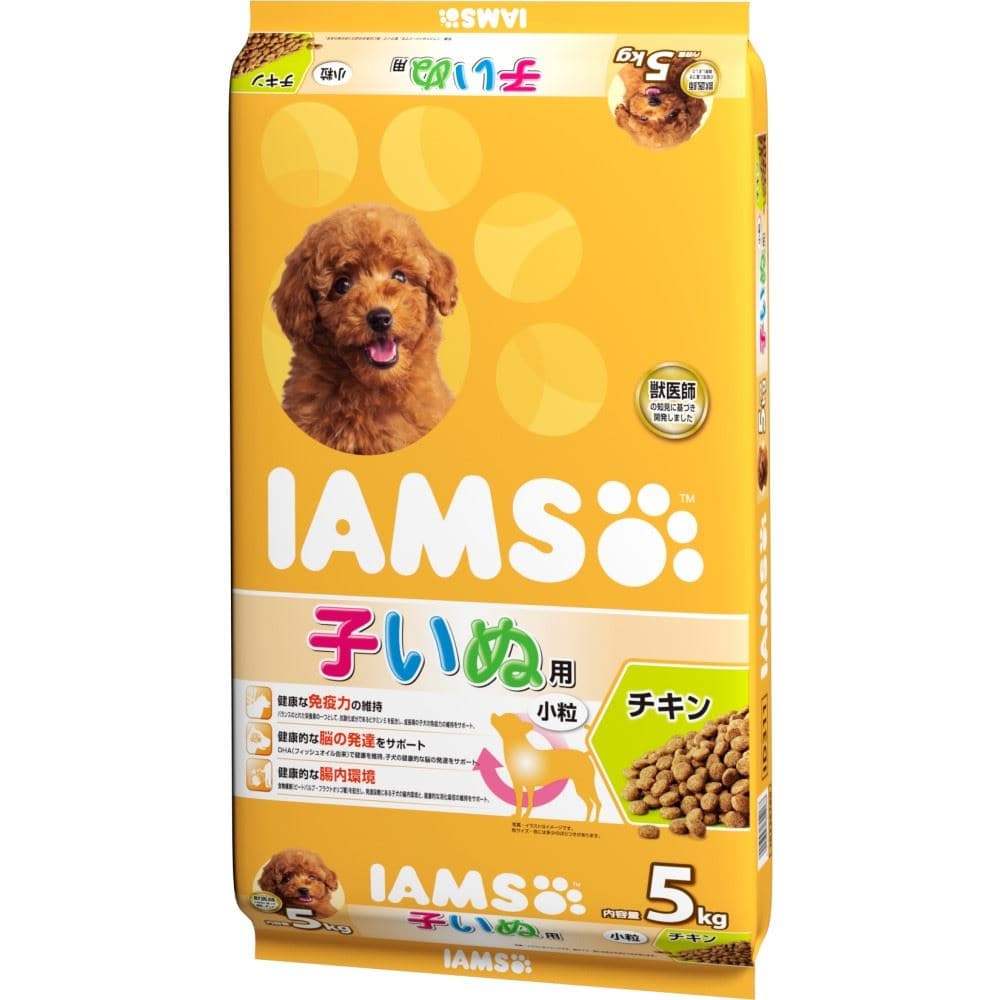 アイムス １２か月までの子いぬ用　チキン　小粒　５ｋｇ 5kg・単品