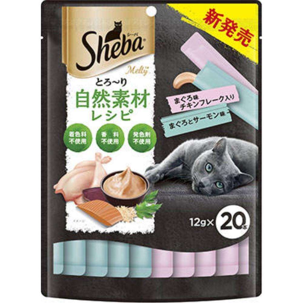 マースジャパンリミテッド　ＳＭＴ３７　シーバ　とろ～り　メルティ　自然素材レシピ　まぐろ味セレクション　１２ｇ×２０Ｐ　20