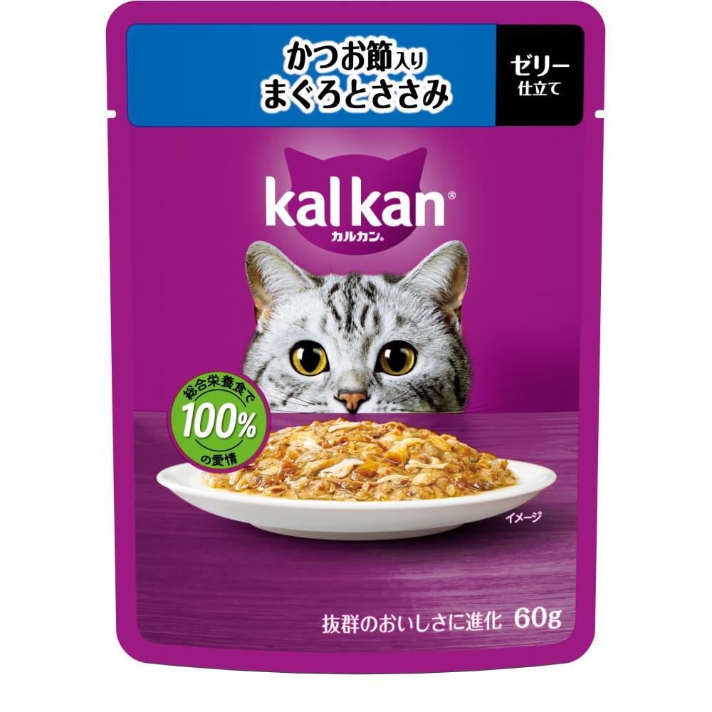 マースジャパンリミテッド　カルカンパウチ１Ｐ　かつお節入りまぐろとささみ かつお節入りまぐろとささみ