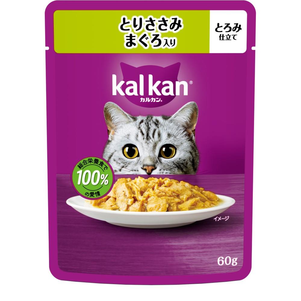 マースジャパンリミテッド　カルカンパウチ１Ｐ　とりささみ　まぐろ とりささみ　まぐろ