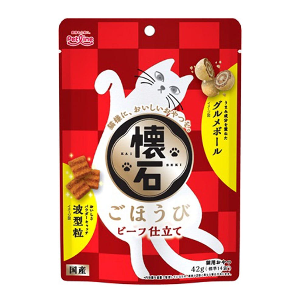 ペットライン 懐石ごほうび ビーフ 42g ビーフ