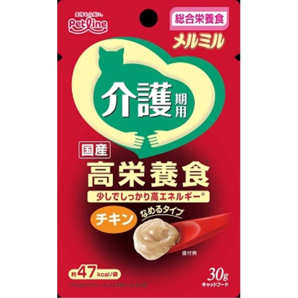 ペットライン　メルミル介護期用　チキン　３０ｇ チキン