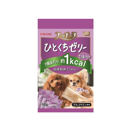 プッチーヌひとくちゼリー国産若鶏ささみ入りさつまいも味４８ｇ さつまいも味