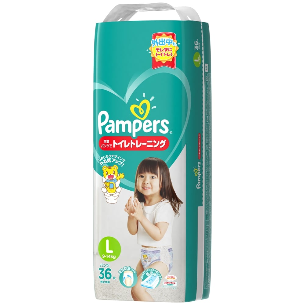 P&G　パンパース　卒業パンツ　Ｌ　３６枚　９－１４ｋｇ パンツタイプ