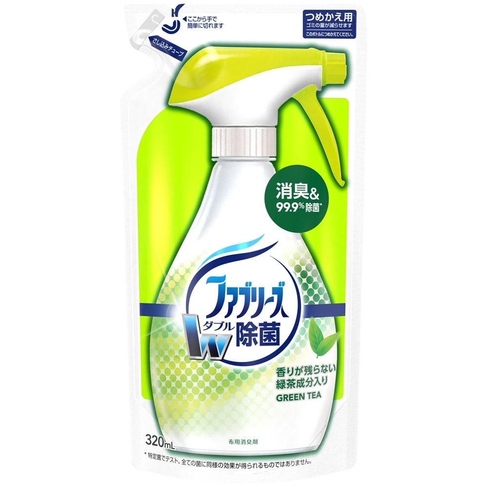 P&G　ファブリーズ　緑茶成分入り　つめかえ用　３２０ｍｌ つめかえ用　３２０ｍｌ