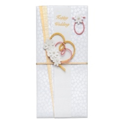 新金封プチフラワー　キ‐６２９Ｗホワイト