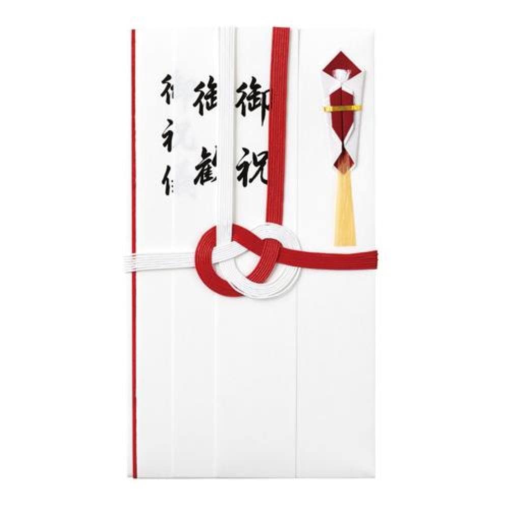 マルアイ　コットン祝金封赤白　キーＣＨ１１４