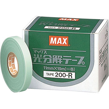 マックス　光分解テープ２００Ｒ　厚さ０．２ｍｍ×幅１１ｍｍ×長さ１９ｍ