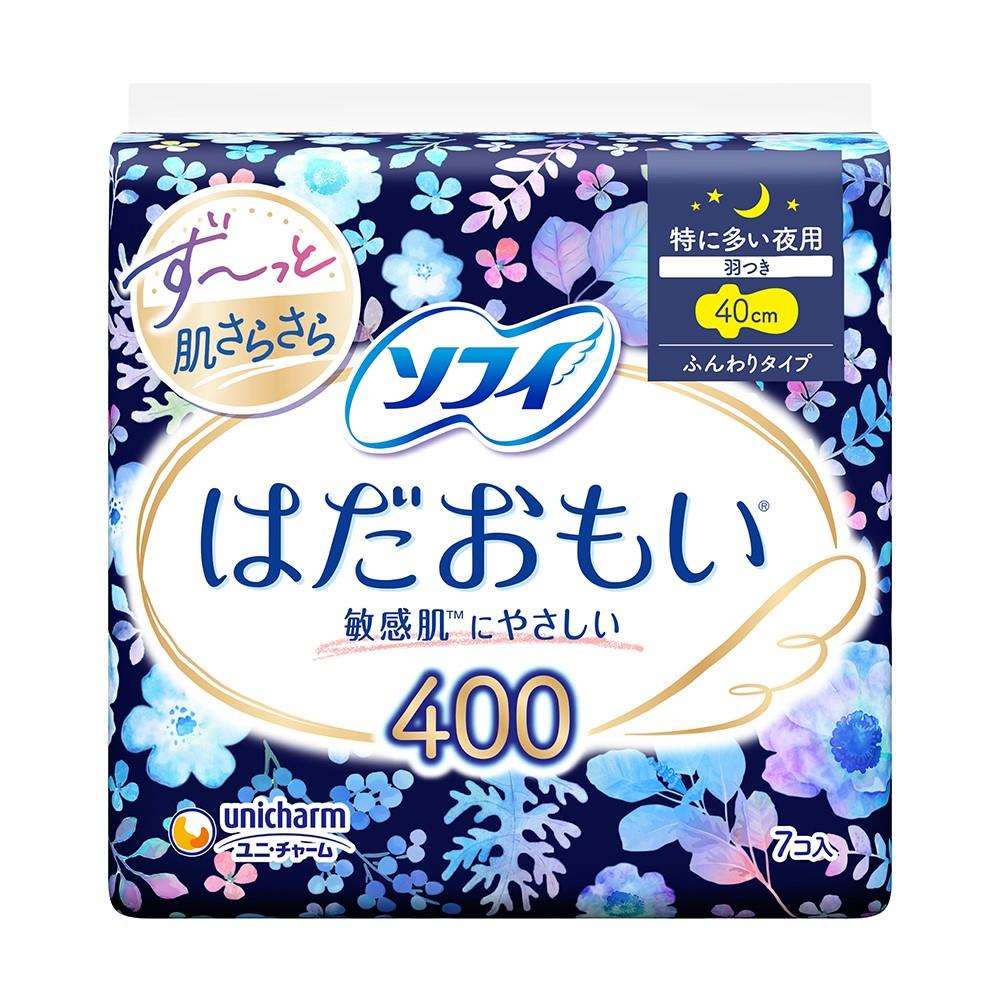 ユニ・チャーム はだおもい 特に多い夜用 400