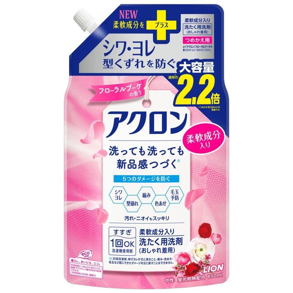ライオン　アクロン替大　フローラルブーケ８５０ｍｌ つめかえ用 ８５０ｍｌ