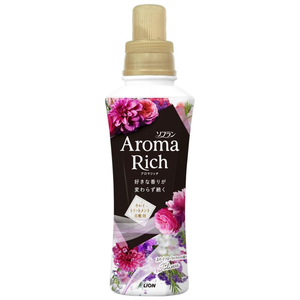 ライオン ソフラン　アロマリッチ　ジュリエット　スイートフローラルアロマの香り　本体 480ml ジュリエット 本体
