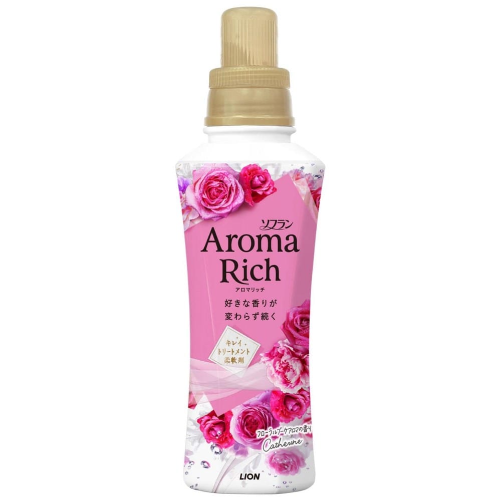 ライオン ソフラン　アロマリッチ　キャサリン　フローラルブーケアロマの香り　本体 480ml キャサリン 本体