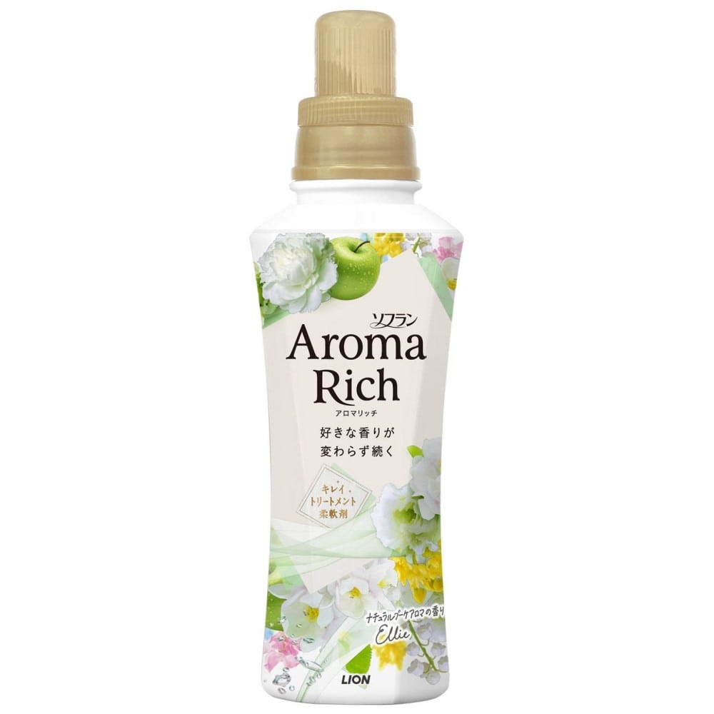 ライオン ソフラン　アロマリッチ　エリー　ナチュラルブーケアロマの香り　本体 480ml エリー 本体