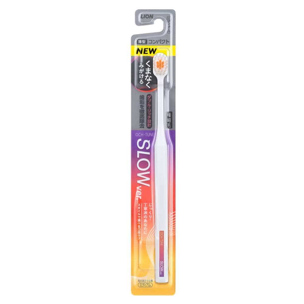 ライオン　ＯＣＨ－ＴＵＮＥハブラシＳＬＯＷコンパクトミディアム　１本　※色の指定はできません ハブラシＳＬＯＷ