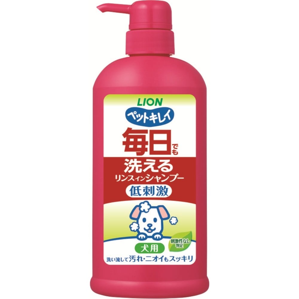 ペットキレイ　毎日でも洗えるリンスインシャンプー　愛犬用　本体５５０ｍｌ 本体５５０ｍｌ