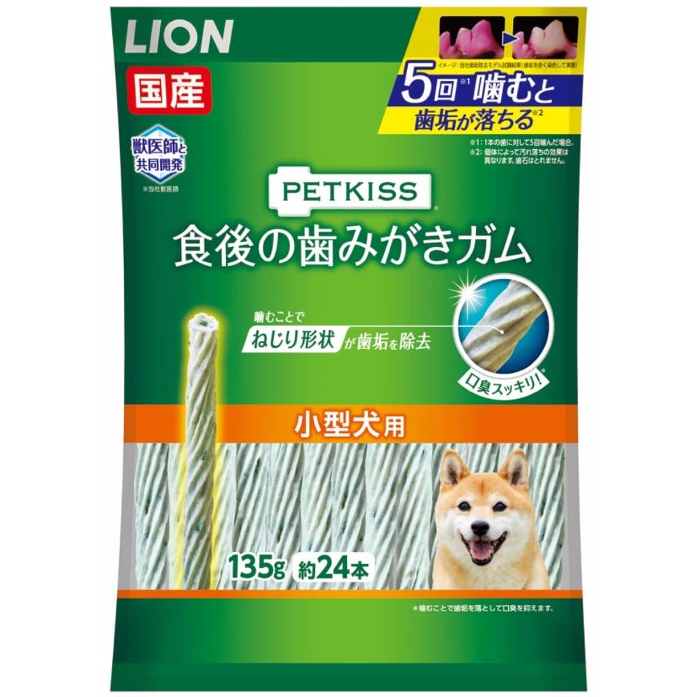 ＰＥＴＫＩＳＳ 食後歯ガム小型犬 １３５ｇ