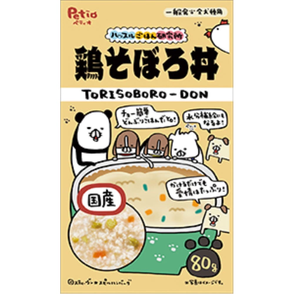 ペティオ　ハッスルごはん研究所　鶏そぼろ丼　８０ｇ 鶏そぼろ丼
