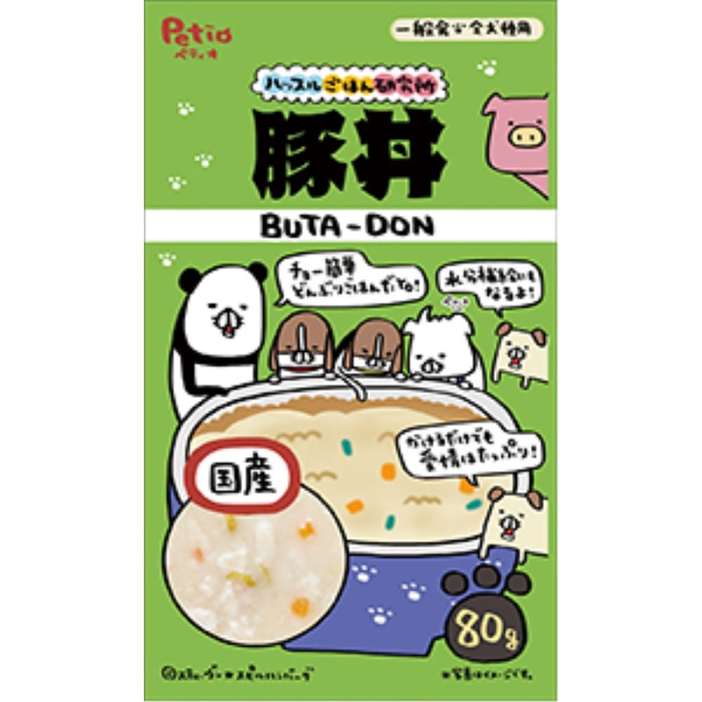 ペティオ　ハッスルごはん研究所　豚丼　８０ｇ 豚丼