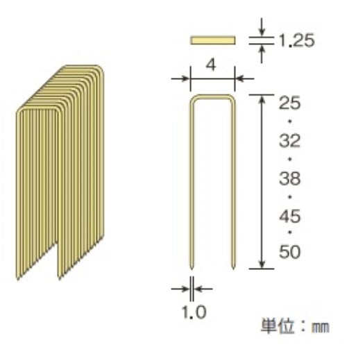 若井産業　フロアーステープル ＰＴ４３２Ｆ ＰＴ４３２Ｆ