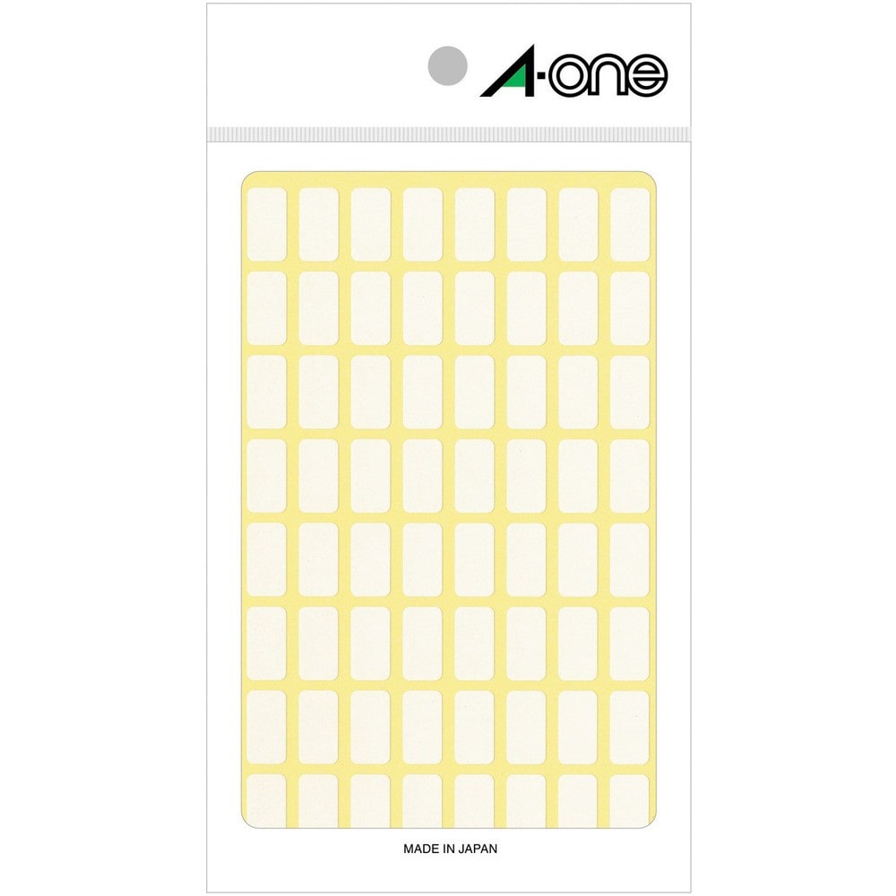3M エーワン （TM） フリーラベル白無地8×15 64面×15シート960片入 06001