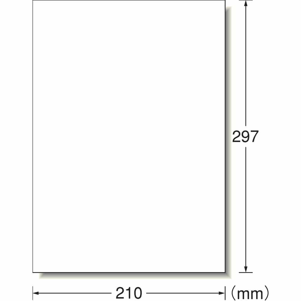 3M エーワン （TM）  ラベルシール（プリンタ兼用）再生紙 1面 （20枚入） 31331