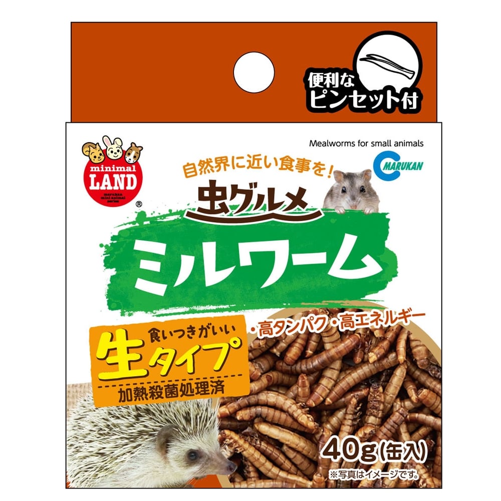 虫グルメ ミルワーム 40g ペット ホームセンターコーナンの通販サイト 虫グルメ ミルワーム 40g ペット ホームセンターコーナンの通販サイト