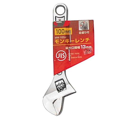 ＴＫＧ ＪＩＳ規格モンキー１００mm　ＭＷ‐１００Ｊ