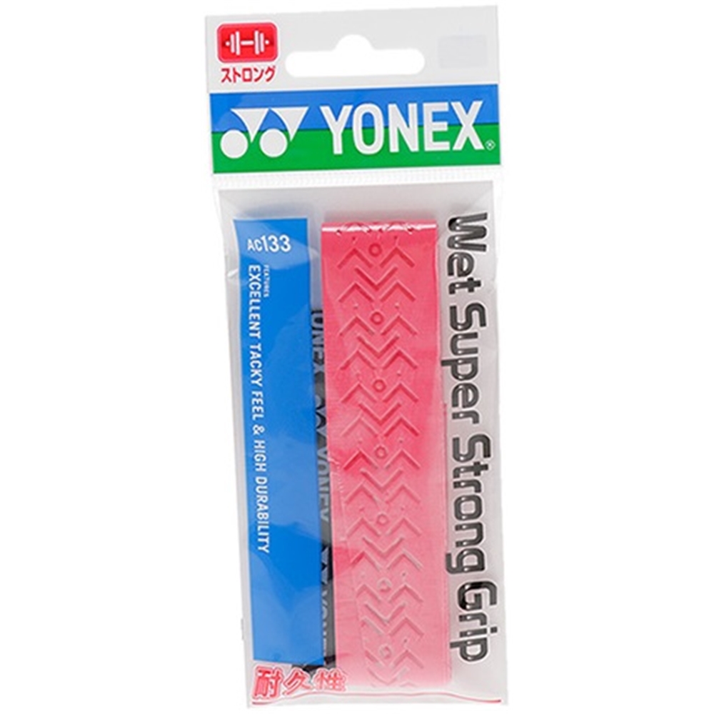 ヨネックス(YONEX) テニス バドミントン グリップテープ ウェットスーパーストロンググリップ (1本入り) AC133 ワインレッド