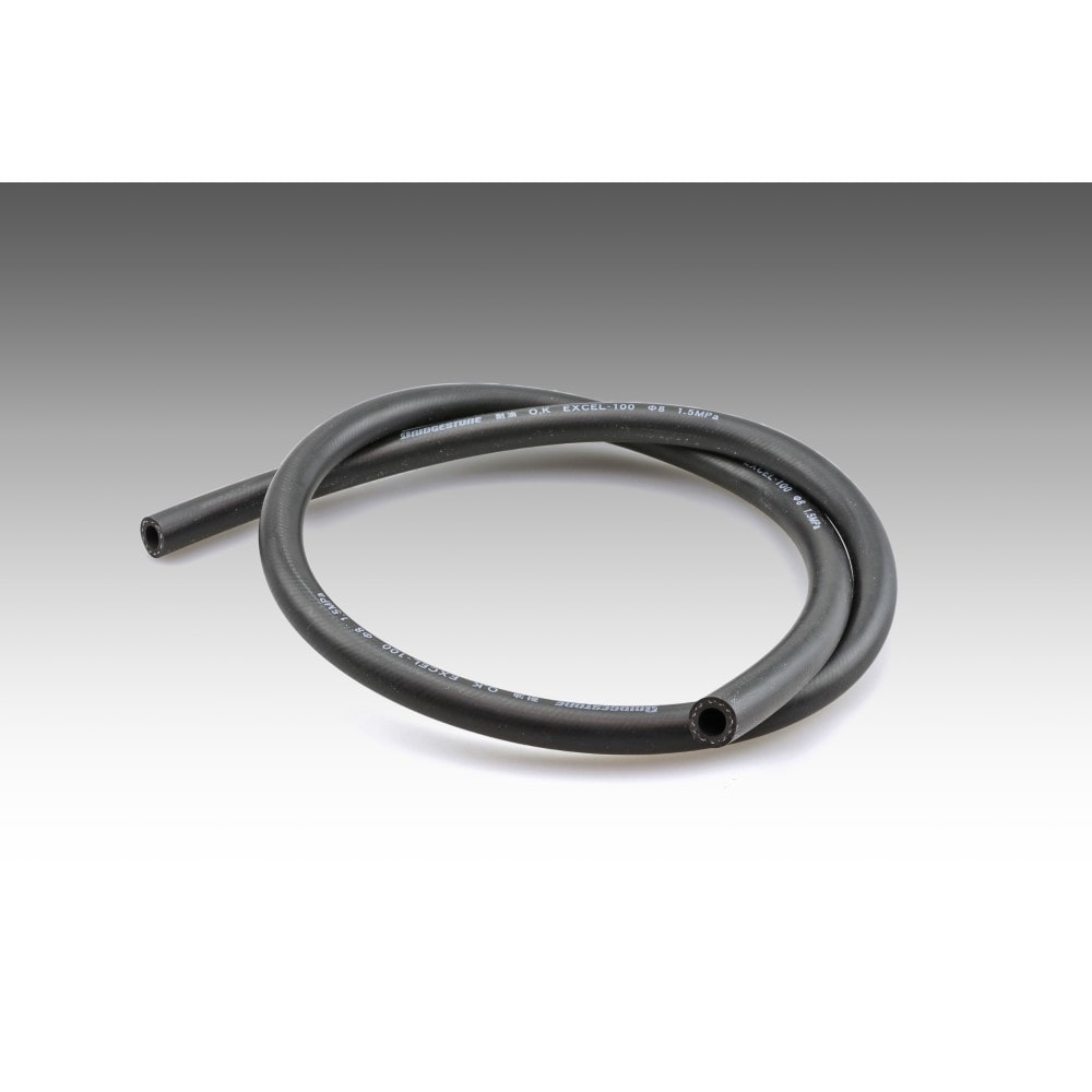 キジマ (KIJIMA) 耐油ホースブラック/耐圧/耐侯 1.5MPa8mm/1m 105-0878