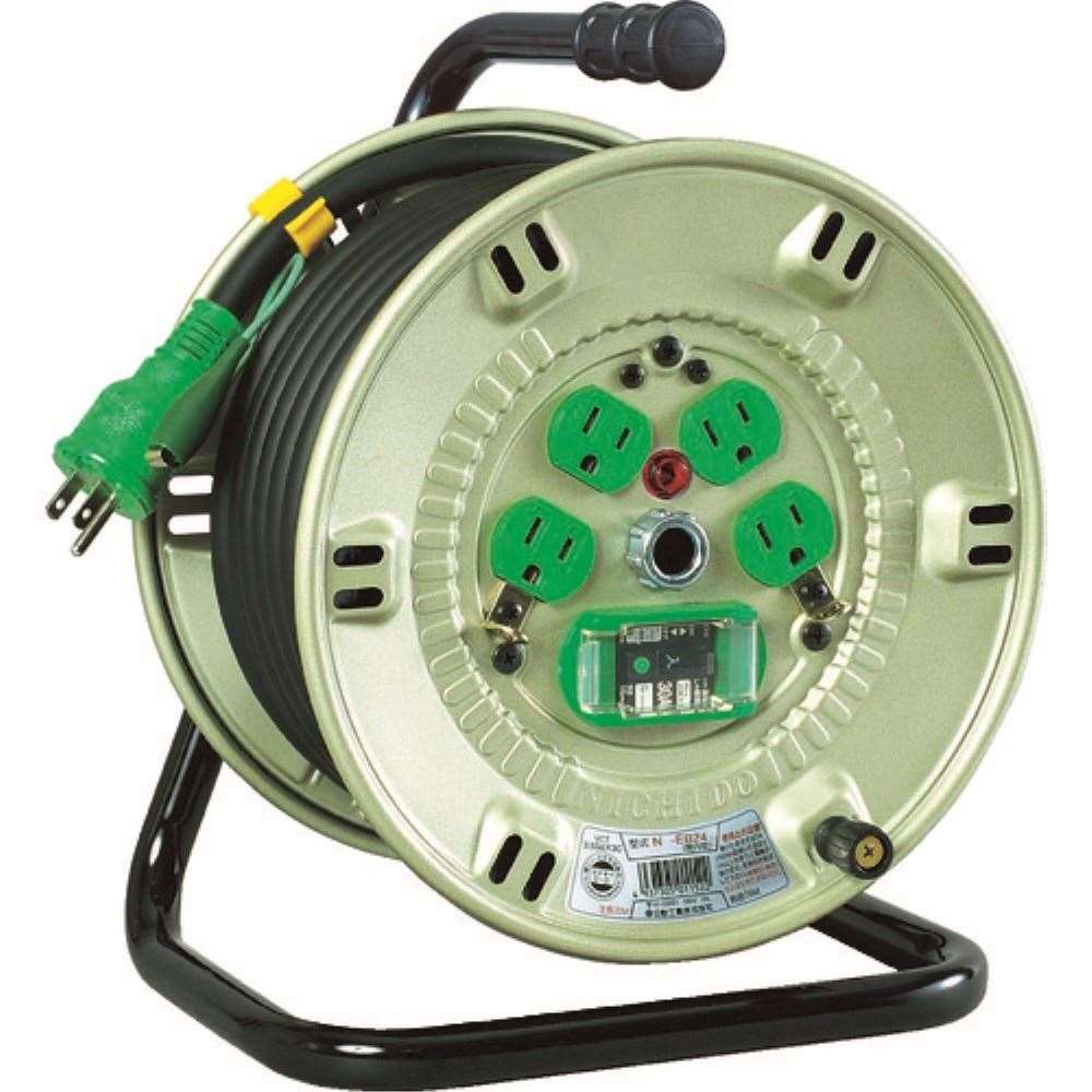 日動工業　電工ドラム２０ｍアース付漏電遮断器付　ＮＮＰ－ＥＢ２４