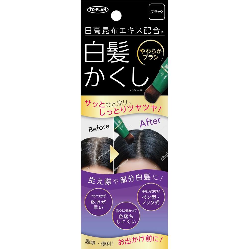 東京企画販売　日高白髪かくし　ブラック ブラック