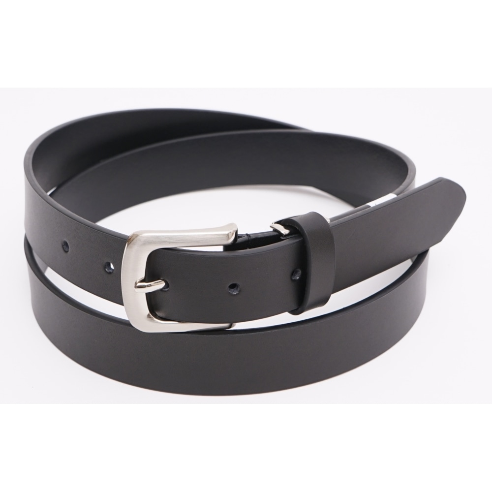 鈴木産業　牛革１枚オイルベルト　Ｐ１５　クロ　３０ｍｍ 黒 30mm