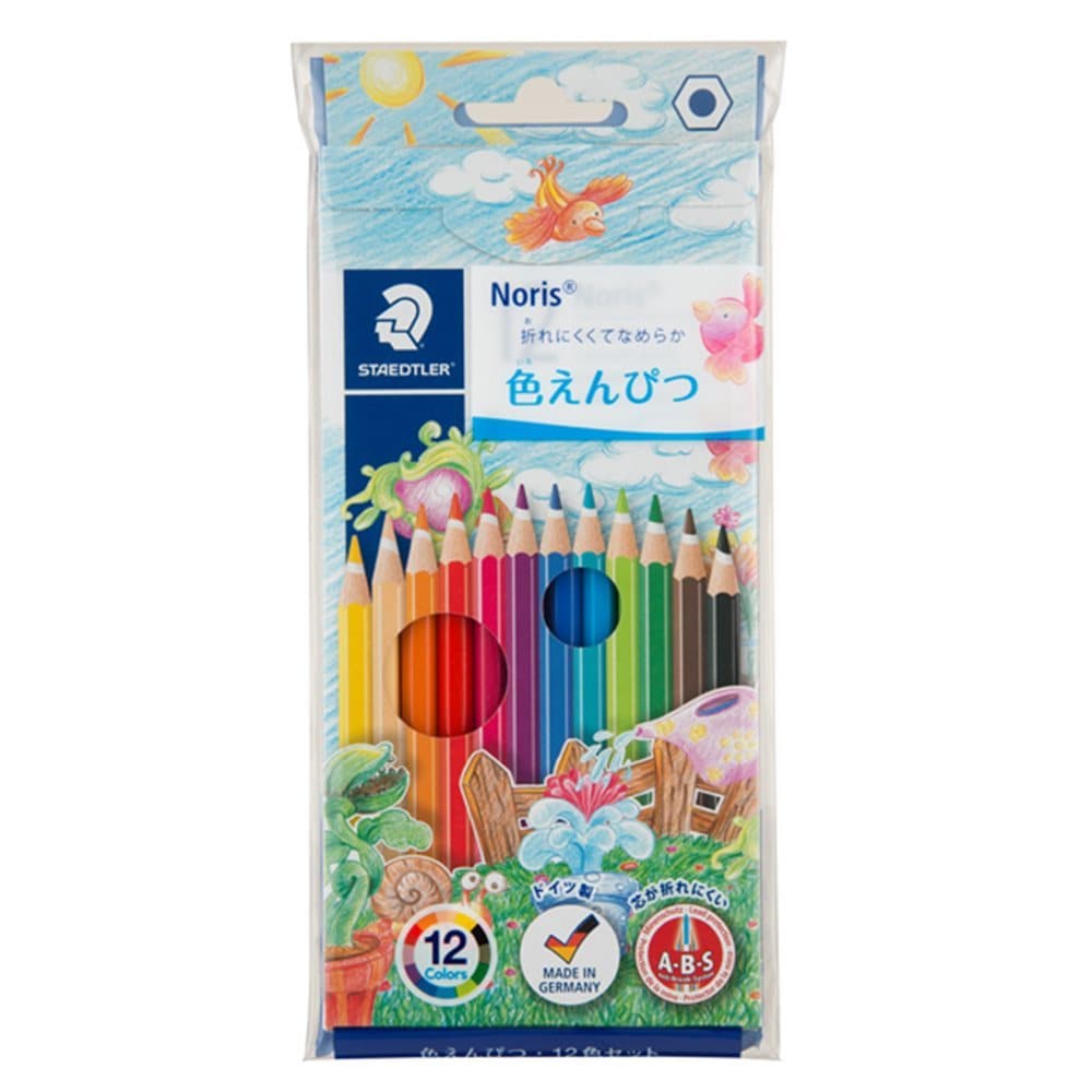 ノリスクラブ　色鉛筆　１２色　１４４ＮＣ１２Ｐ　１２本入　340131