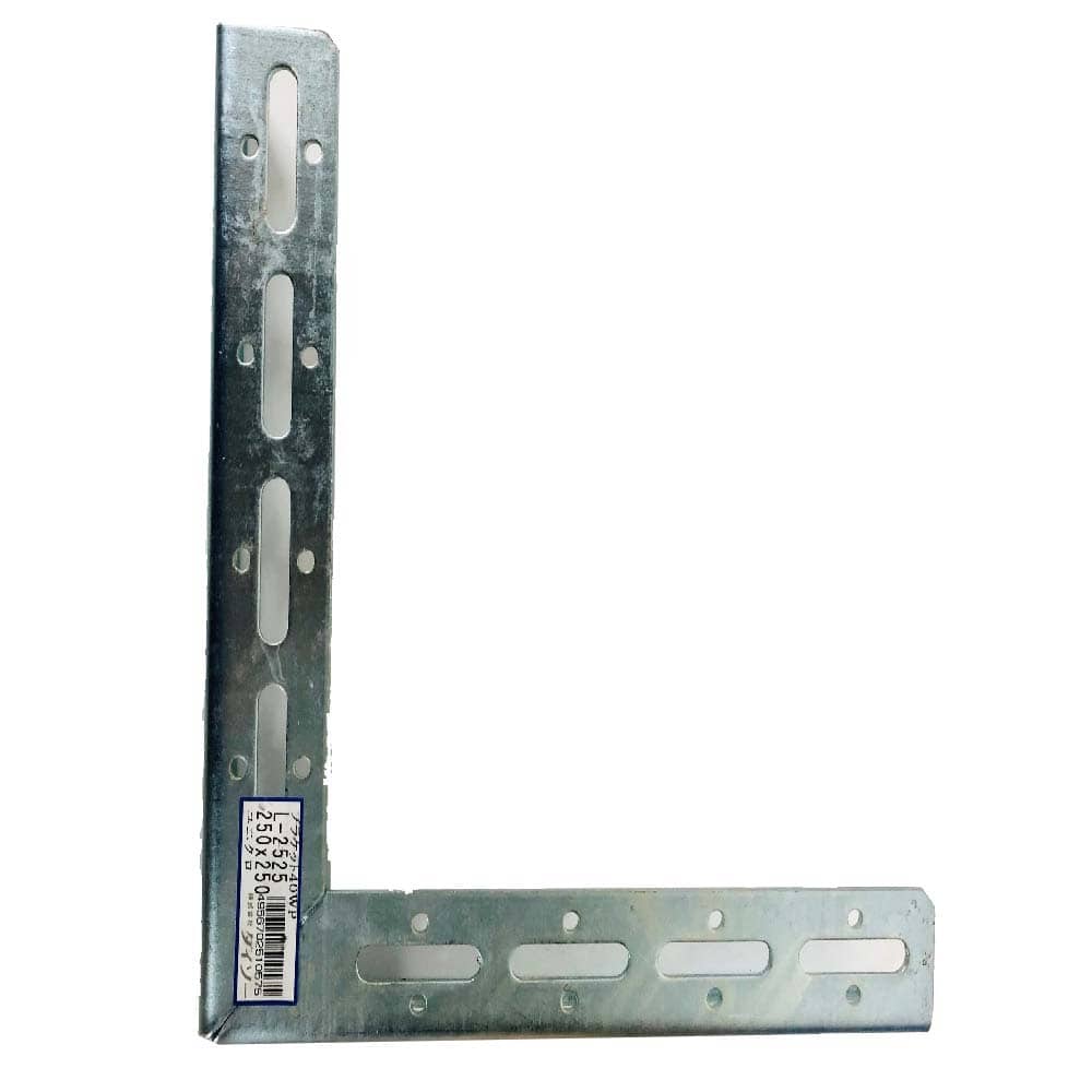 NEXT Ｌブラケット（等辺）　Ｌ－２５２５ ユニクロメッキ 250x250mm 等辺250x250mm