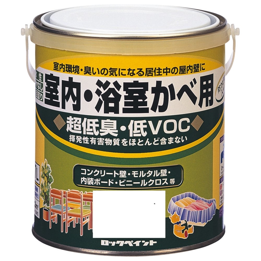 水性　室内・浴室かべ用　1.6L　ボーンホワイト　５５０ ボーンホワイト 1.6L