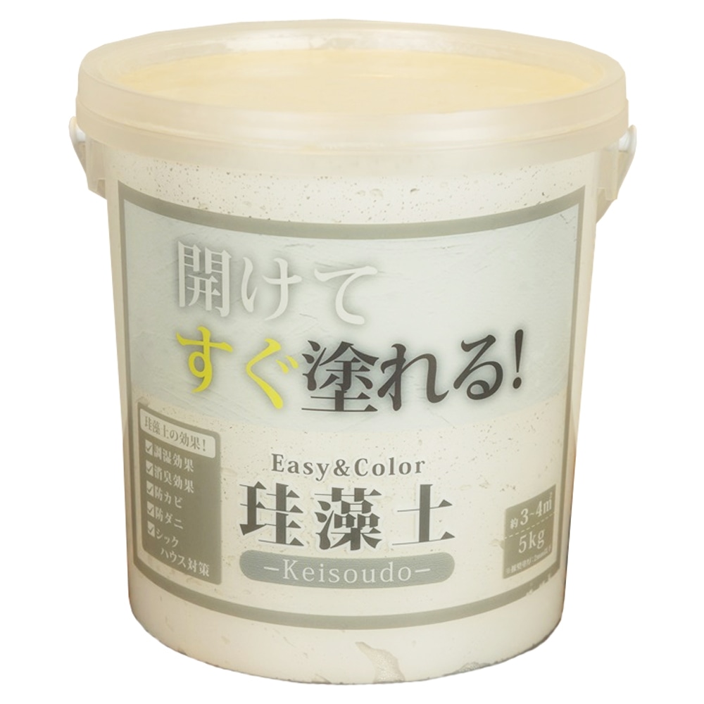 ワンウィル EasyColor珪藻土 18kg ホワイト 3793060013 - 10