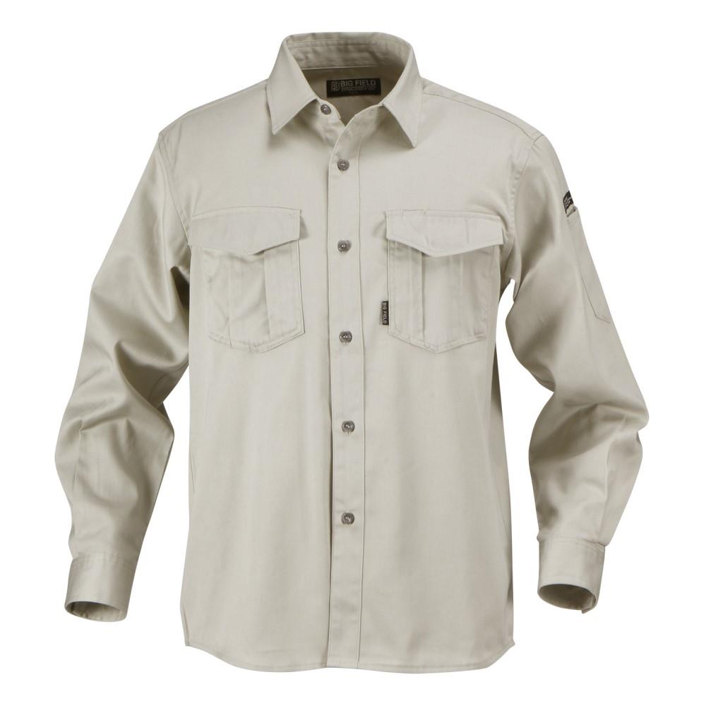 カジメイク　ＴＣ長袖シャツ　６８０２　アイスホワイト　３Ｌ 3L