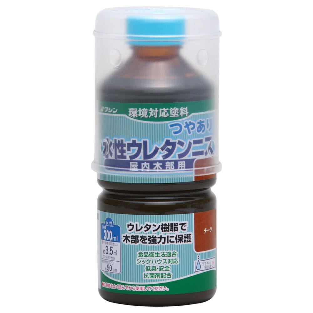 水性ウレタンニス　３００ｍｌ　チーク チーク