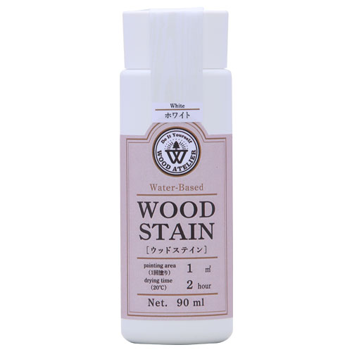 Wood Atelier ウッドステイン 90ml WS-01 ホワイト(ホワイト): 塗料