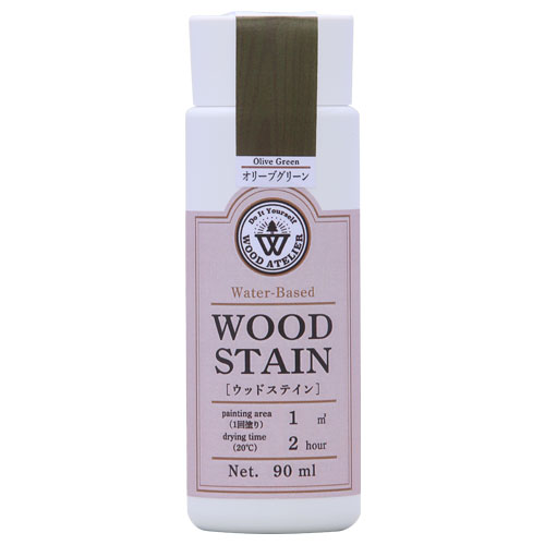 Wood Atelier ウッドステイン 90ml　WS-08 オリーブグリーン オリーブグリーン