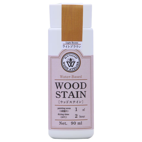 Wood Atelier ウッドステイン 90ml　WS-10 ライトブラウン ライトブラウン