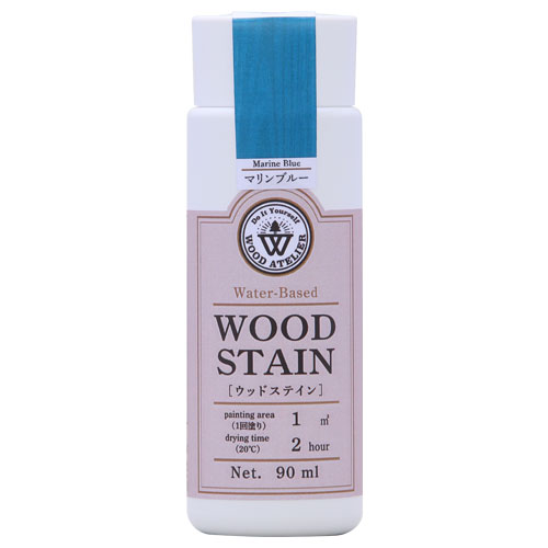 Wood Atelier ウッドステイン 90ml　WS-19 マリンブルー マリンブルー